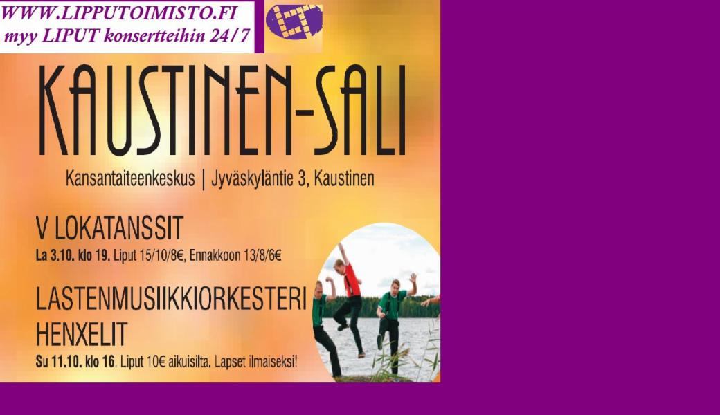 Kaustinen sali/ mainos