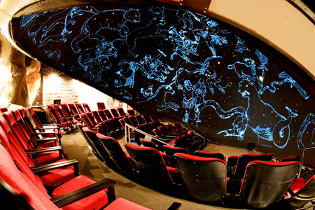 Rock planetarium