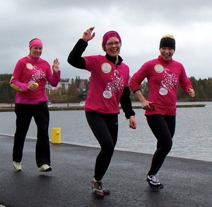 Likkojen Lenkki - ladies run, Jyväskylä 25.5.2013